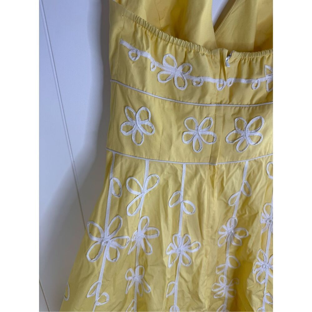 Lilly Pulitzer Willa Halter Embroidered Sunny Dress Vintage Size 6 - Picture 11 of 11